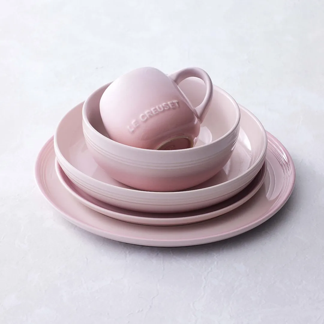 Le Creuset Coupe Ontbijtbord Shell Pink 22cm
