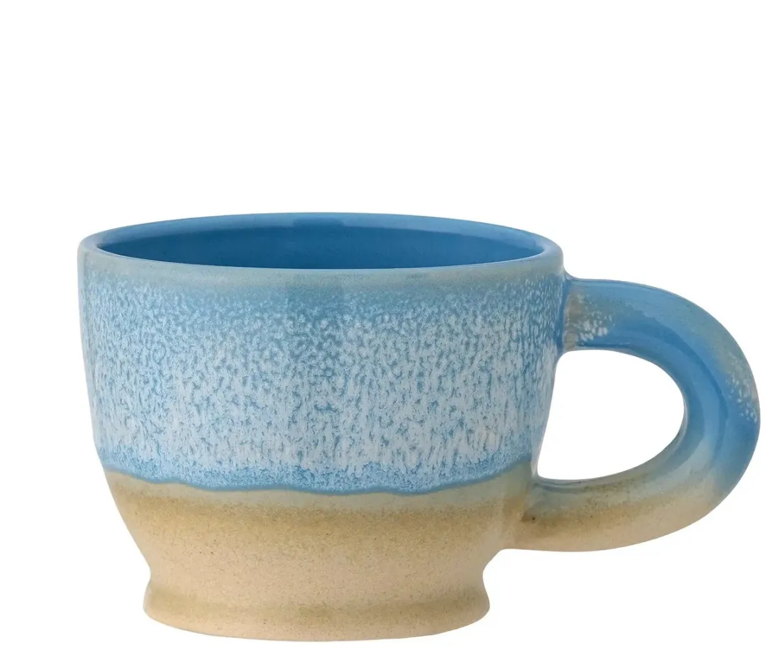 Bloomingville Mok Safie Aardewerk - Blauw 9.5x7.5cm