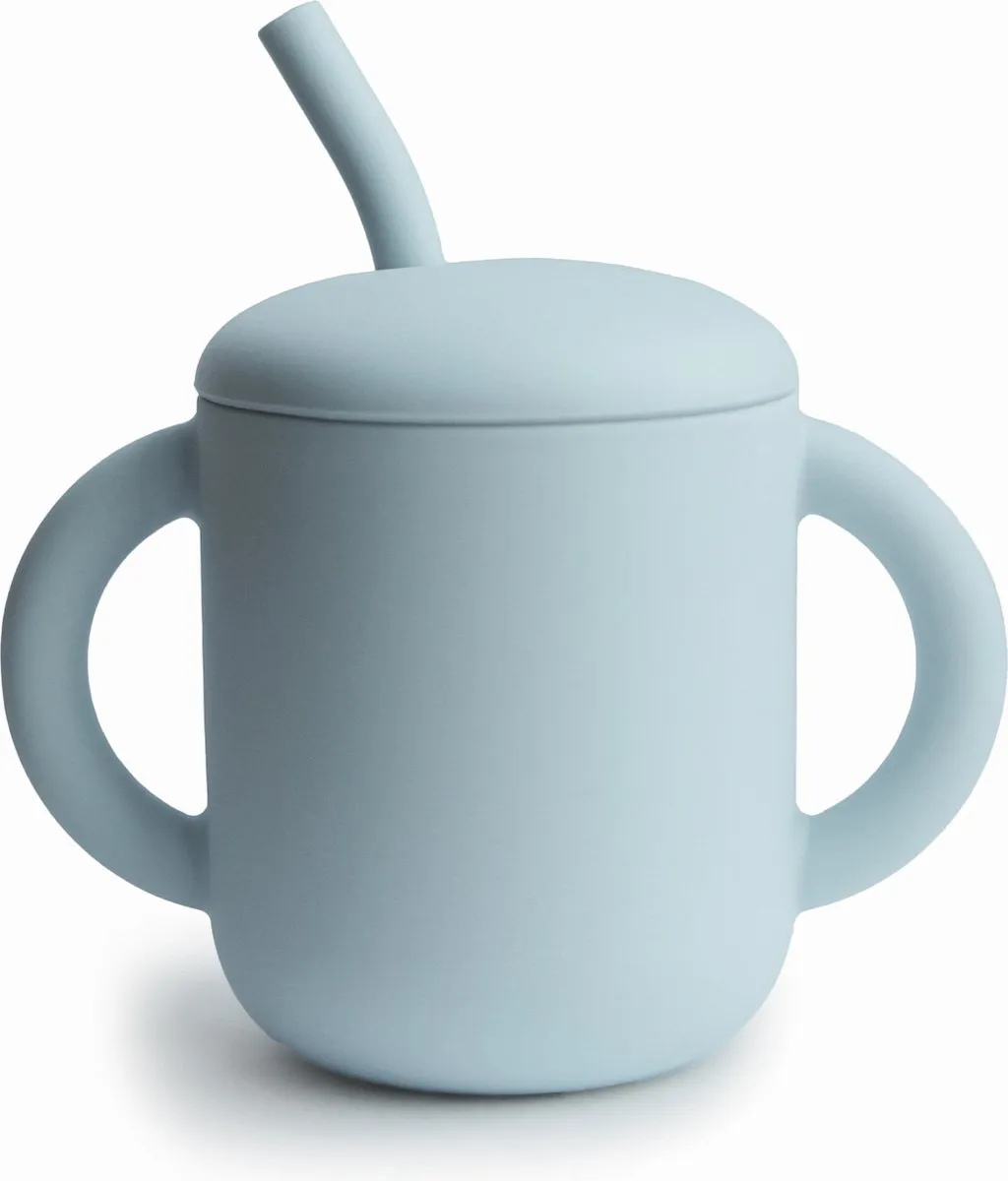 Mushie Oefenbeker Powder Blue
