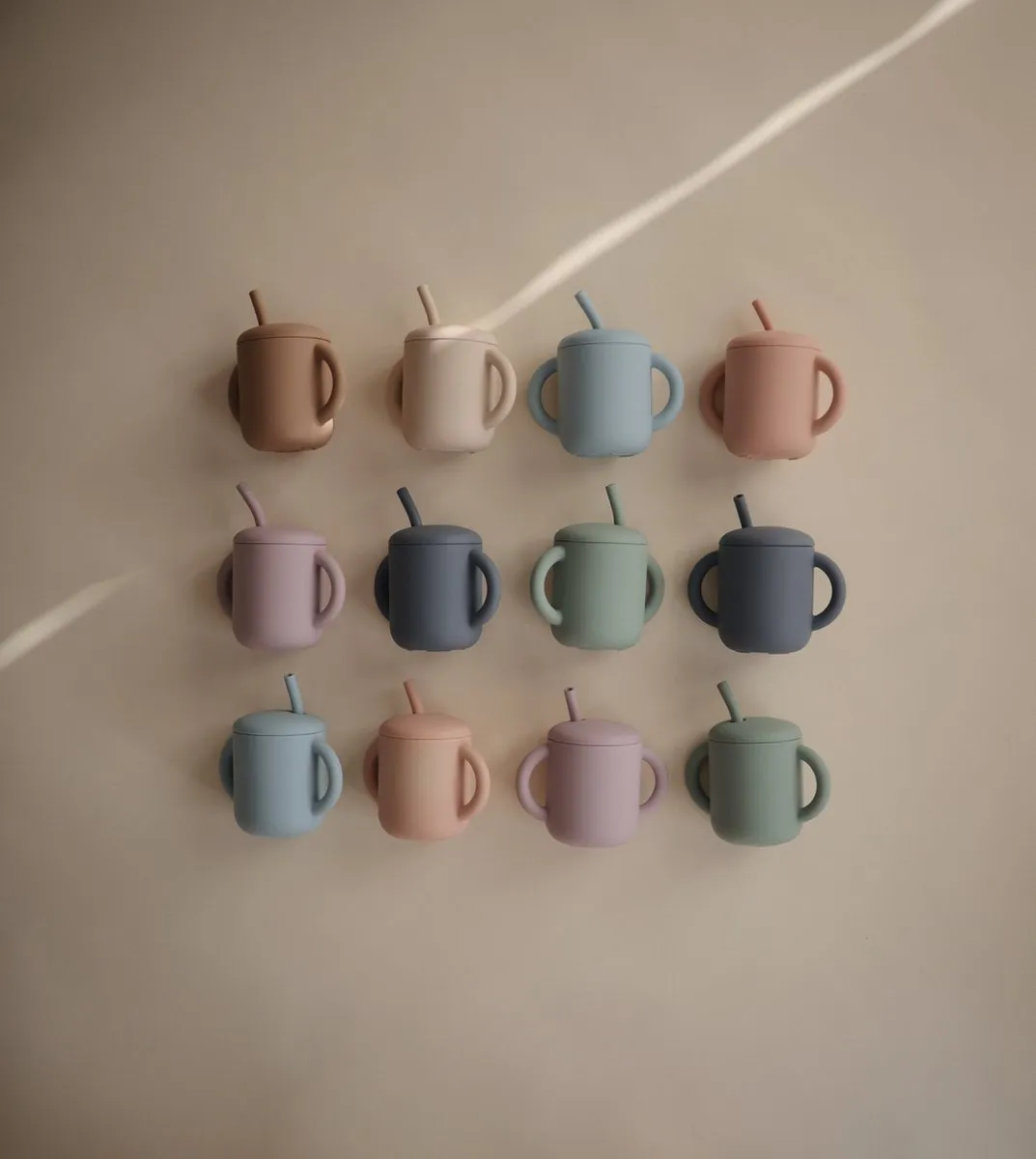 Mushie Oefenbeker Powder Blue - 175ml