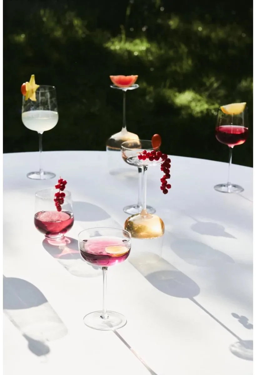 Serax Marni Midnight Flowers Waterglas - 8.9cm - Transparant