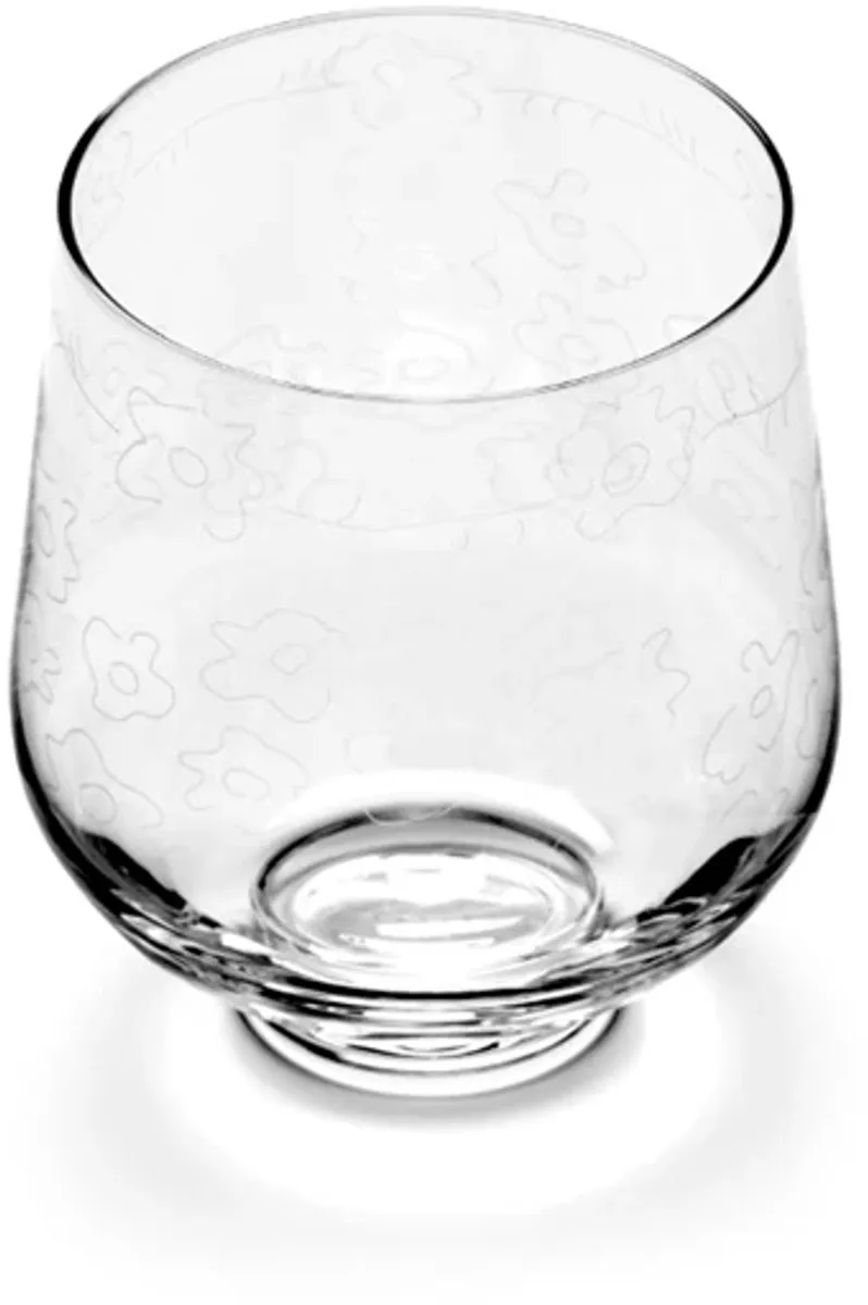 Serax Marni Midnight Flowers Waterglas - 8.9cm - Transparant