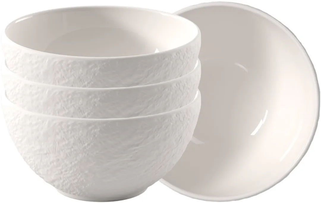Villeroy & Boch Manufacture Ice Müslischalen Set 4 Stuks