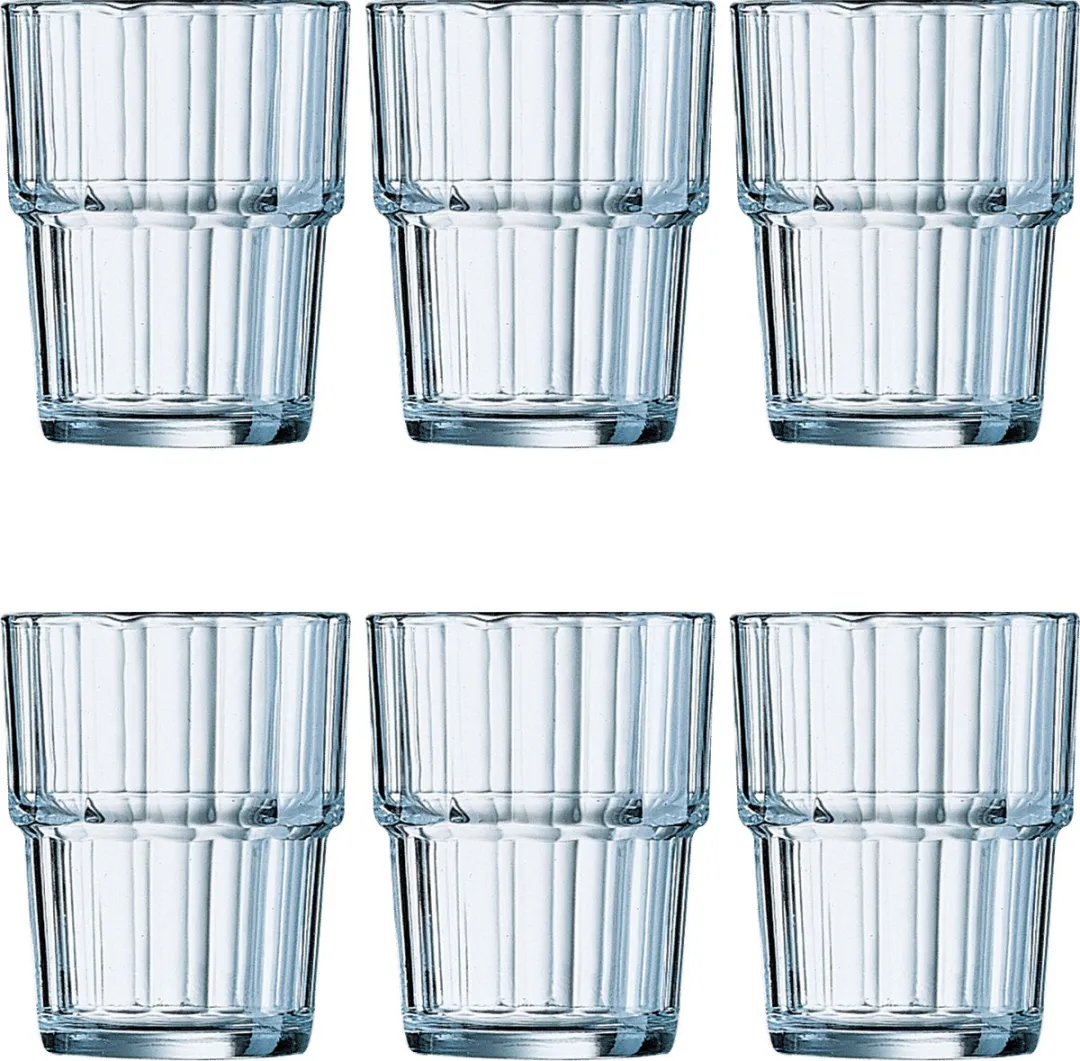 Arcoroc Norvege Tumbler 0.20L - 6 Stuks