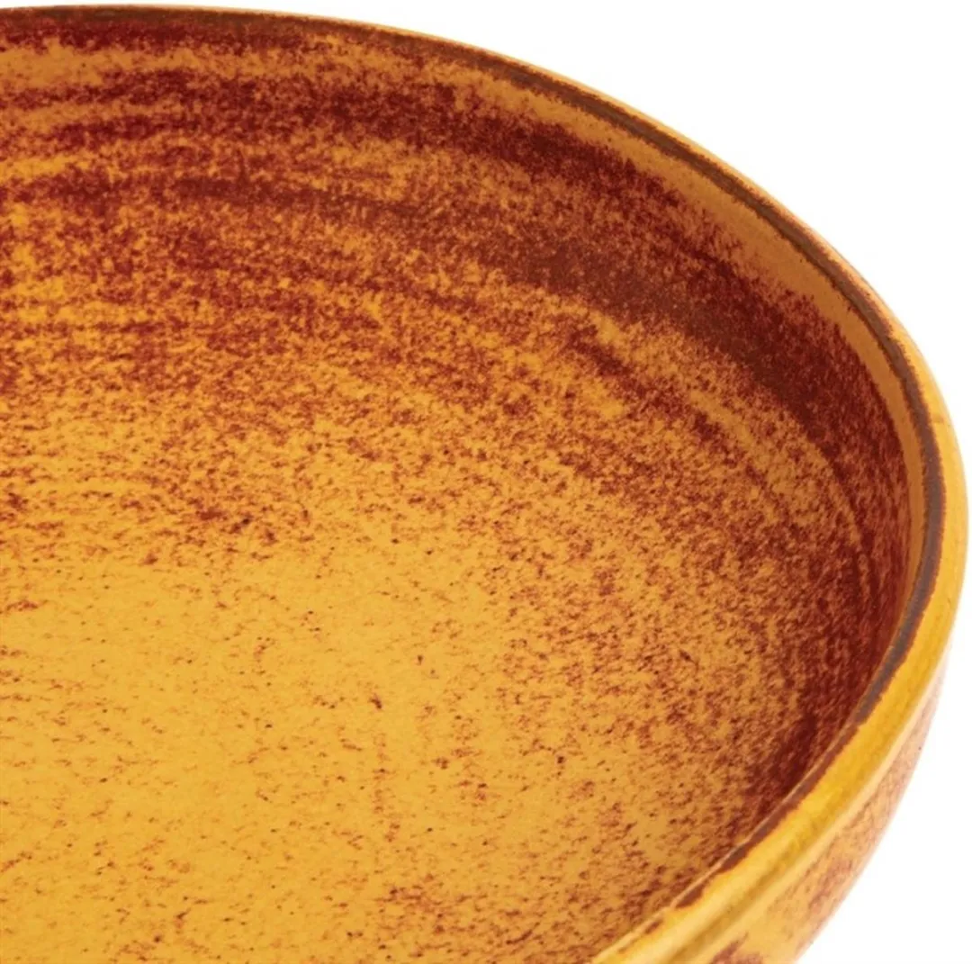 Olympia FA313 Diepe Coupe Bord - Oranje - 23cm - 6 Stuks