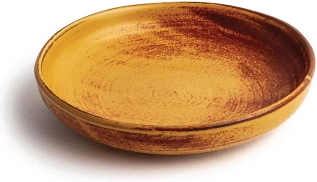 Olympia FA313 Diepe Coupe Bord - Oranje - 23cm - 6 Stuks