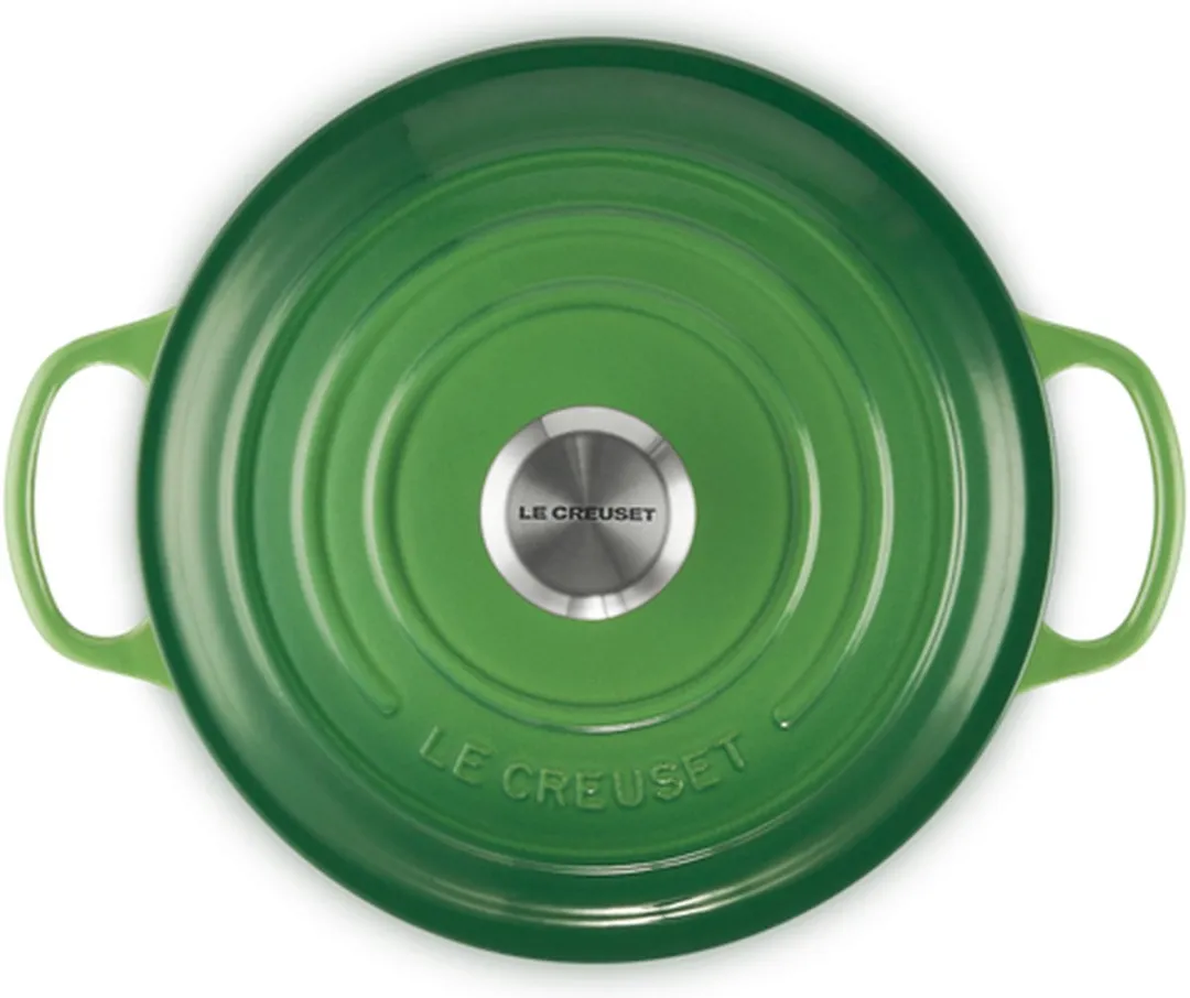 Le Creuset Braadpan Signature Bamboo 24cm - 4,2L - Groen