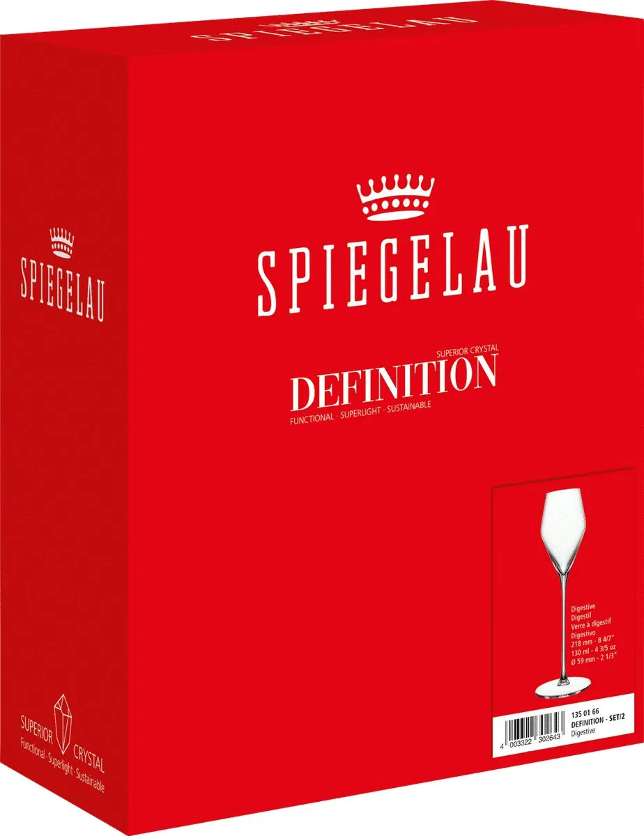 Spiegelau Definition Likeurglas 13,6cl - 6 Stuks
