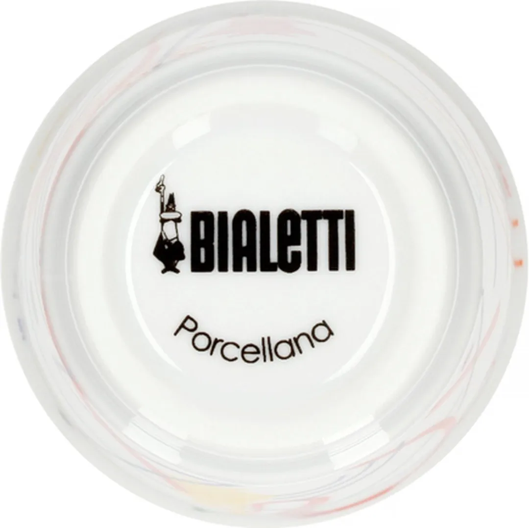 Bialetti Arte Espressokopjes - 4 Stuks - 0,06L - Wit