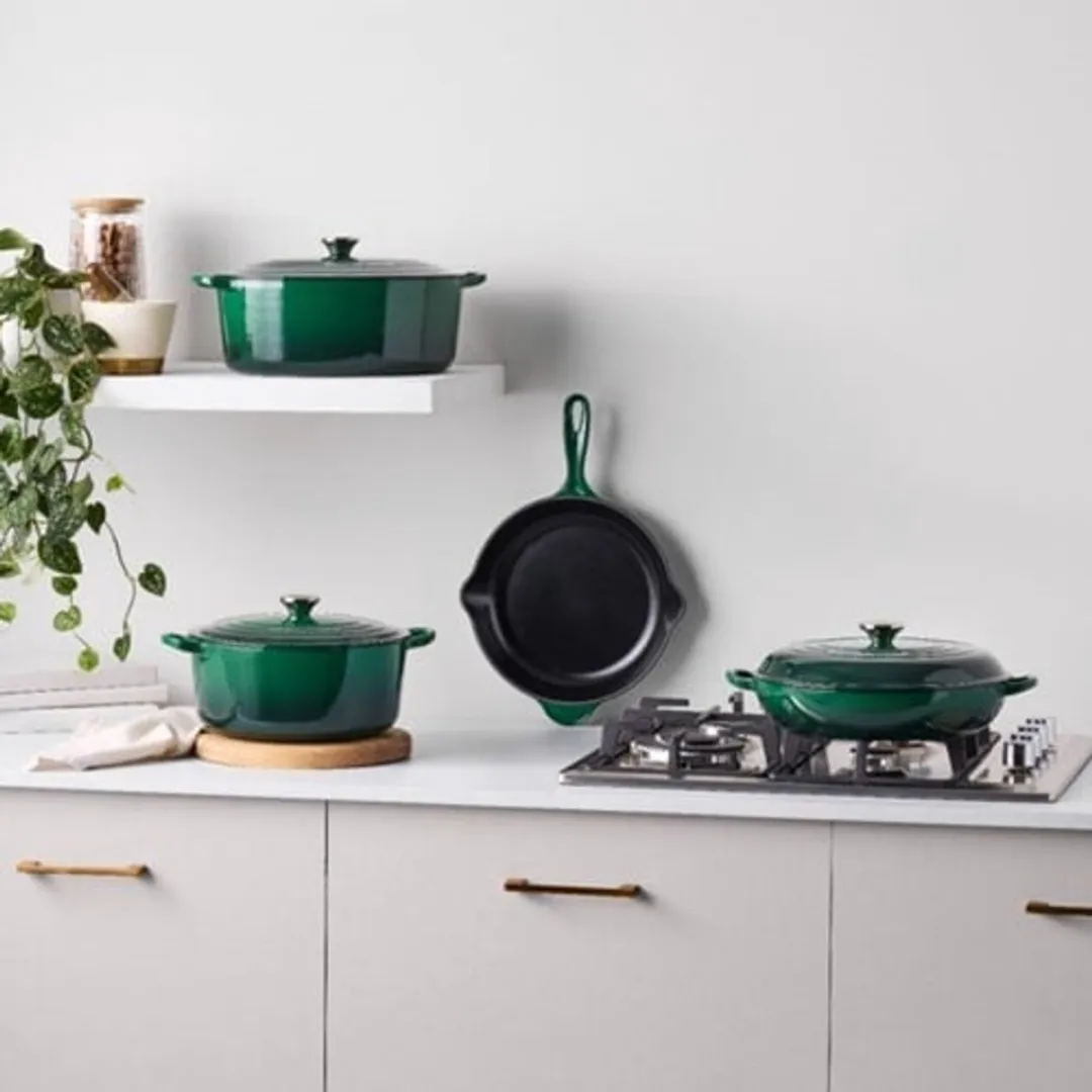 Le Creuset Braadpan Campagnard Ø30cm Gietijzer - Cactus