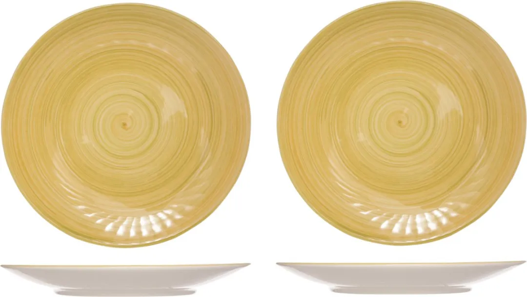 Cosy&Trendy Turbolino Dinerbord - Geel - Ø27cm
