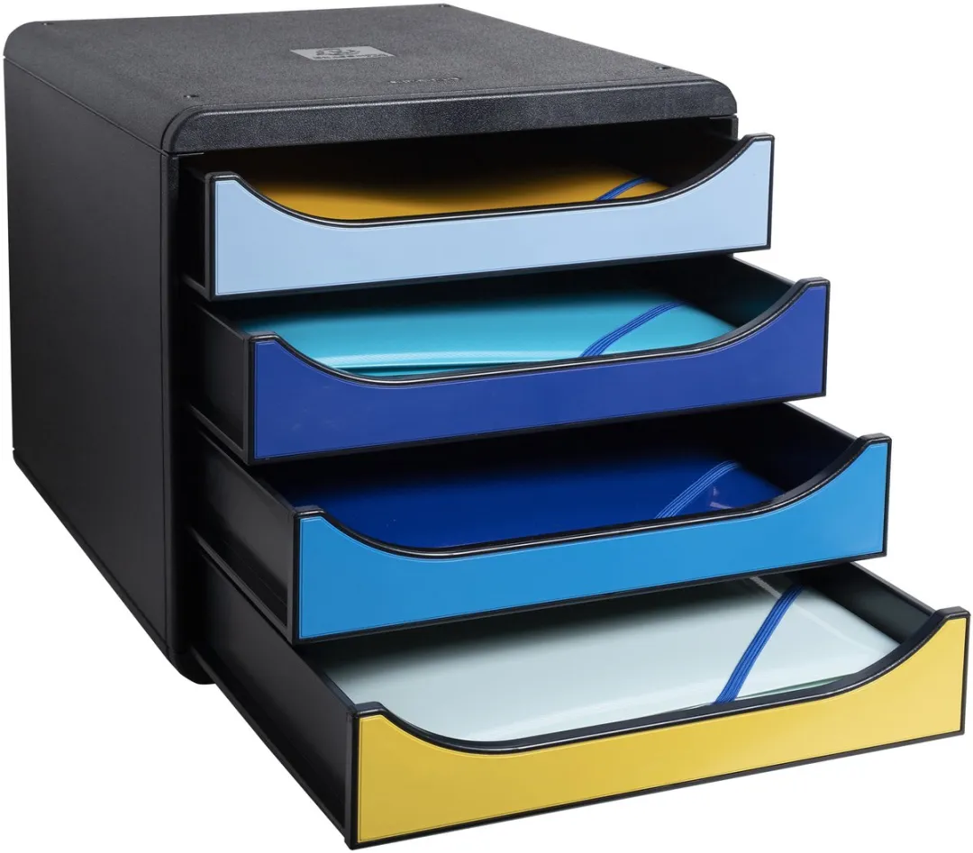 Exacompta Ladenblok Big Box 4 Lades - Geassorteerd