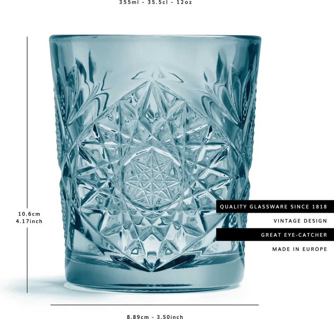 Libbey Hobstar Drinkglas - Blauw - 6 Stuks - afbeelding 6 van 6