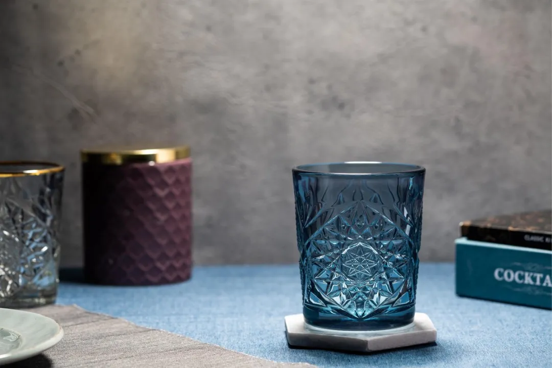 Libbey Hobstar Drinkglas - Blauw - 6 Stuks