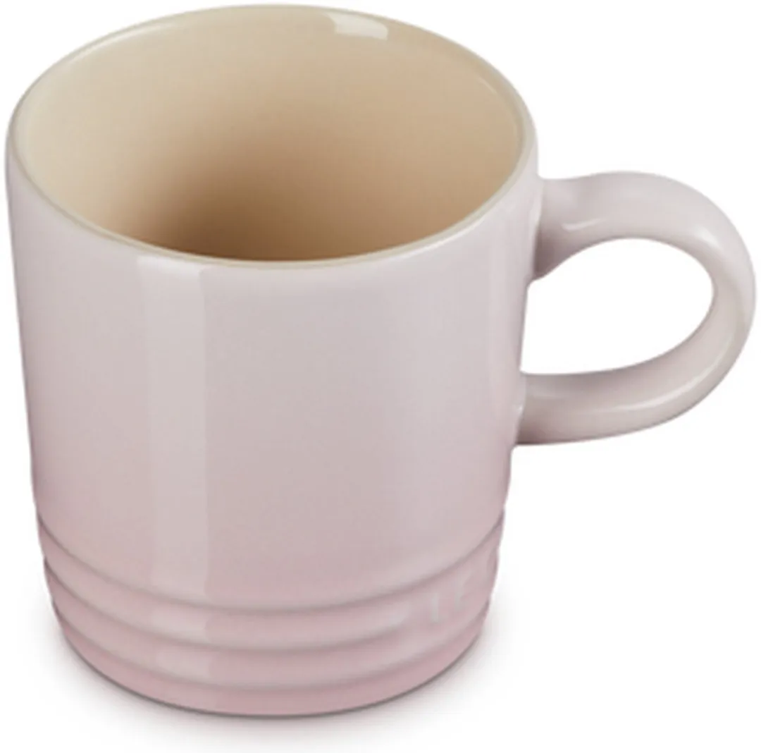 Le Creuset Aardewerken Espressokopjes Shell Pink 6 Stuks - 0,1L