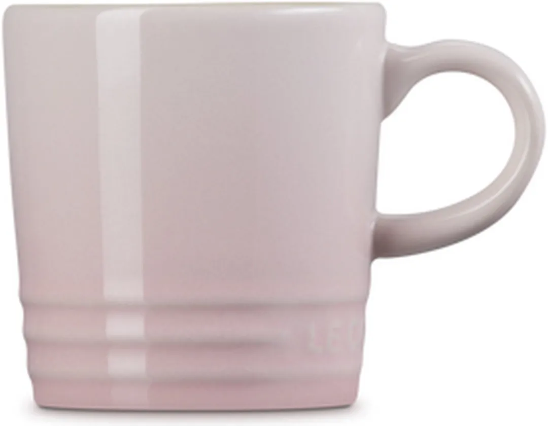 Le Creuset Aardewerken Espressokopjes Shell Pink 6 Stuks