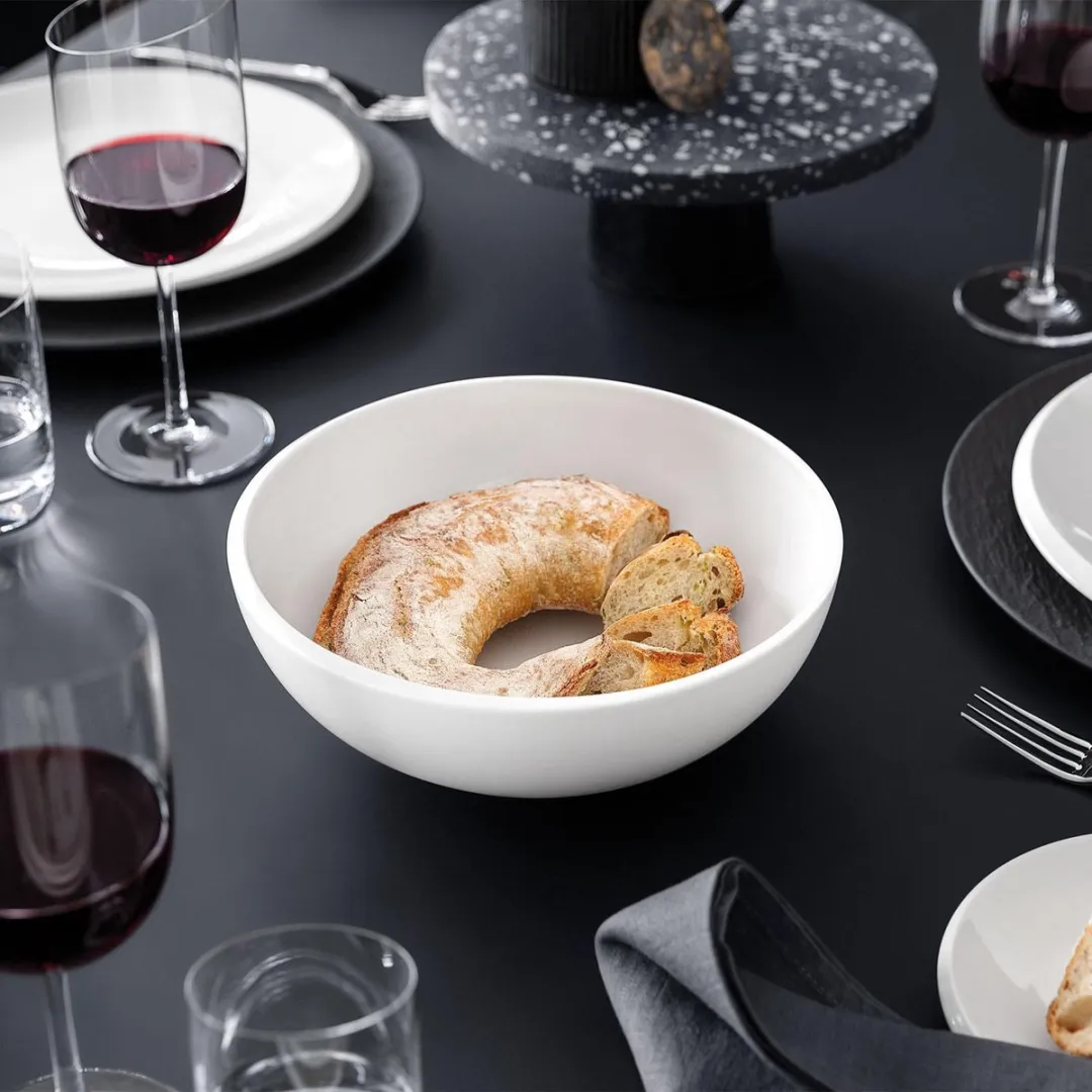 Villeroy & Boch NewMoon Saladeschaal - Ø24cm Wit - afbeelding 6 van 6