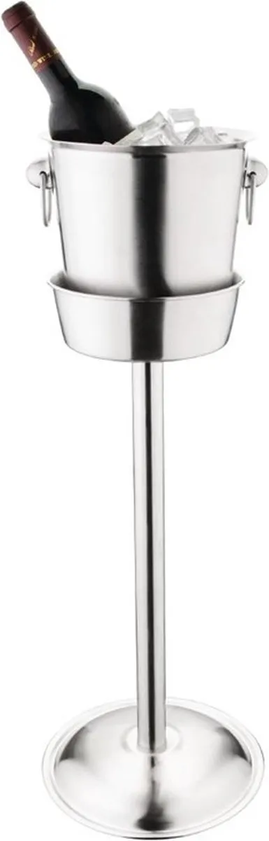 Olympia K407 RVS Wijnkoelerstandaard - Zwart