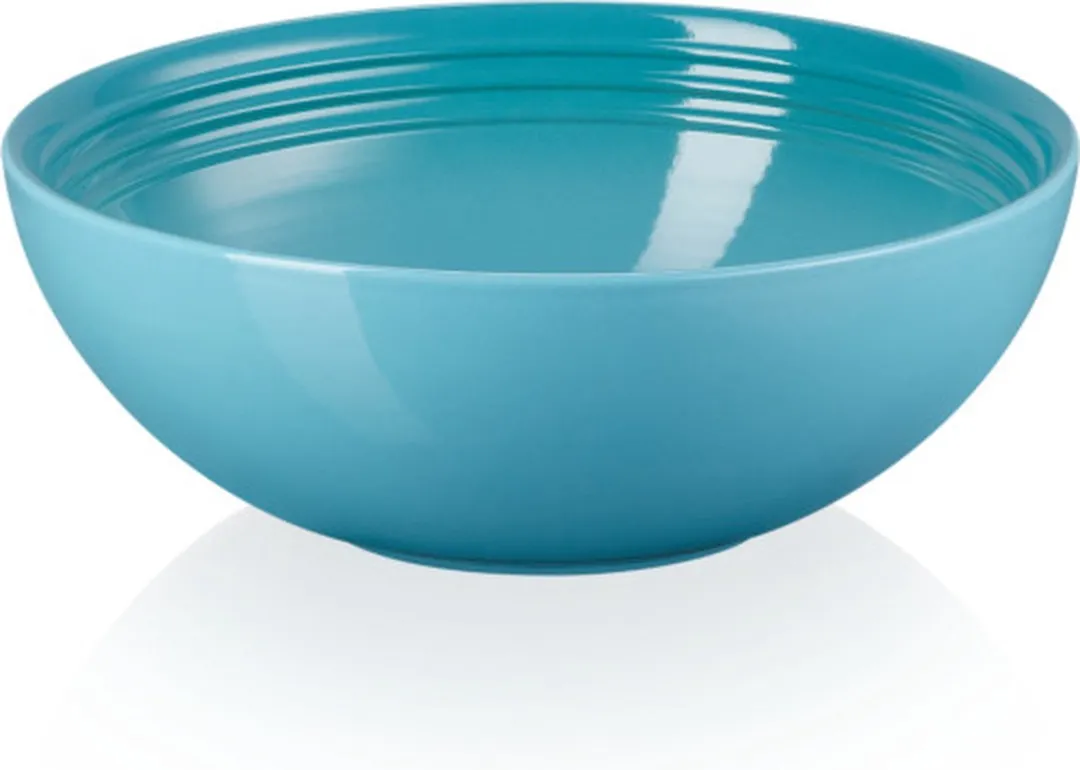 Le Creuset Saladeschaal Caribbean Blue 24cm