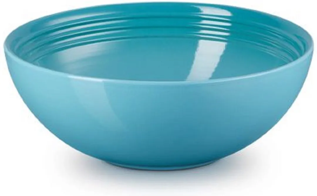 Le Creuset Saladeschaal Caribbean Blue 24cm
