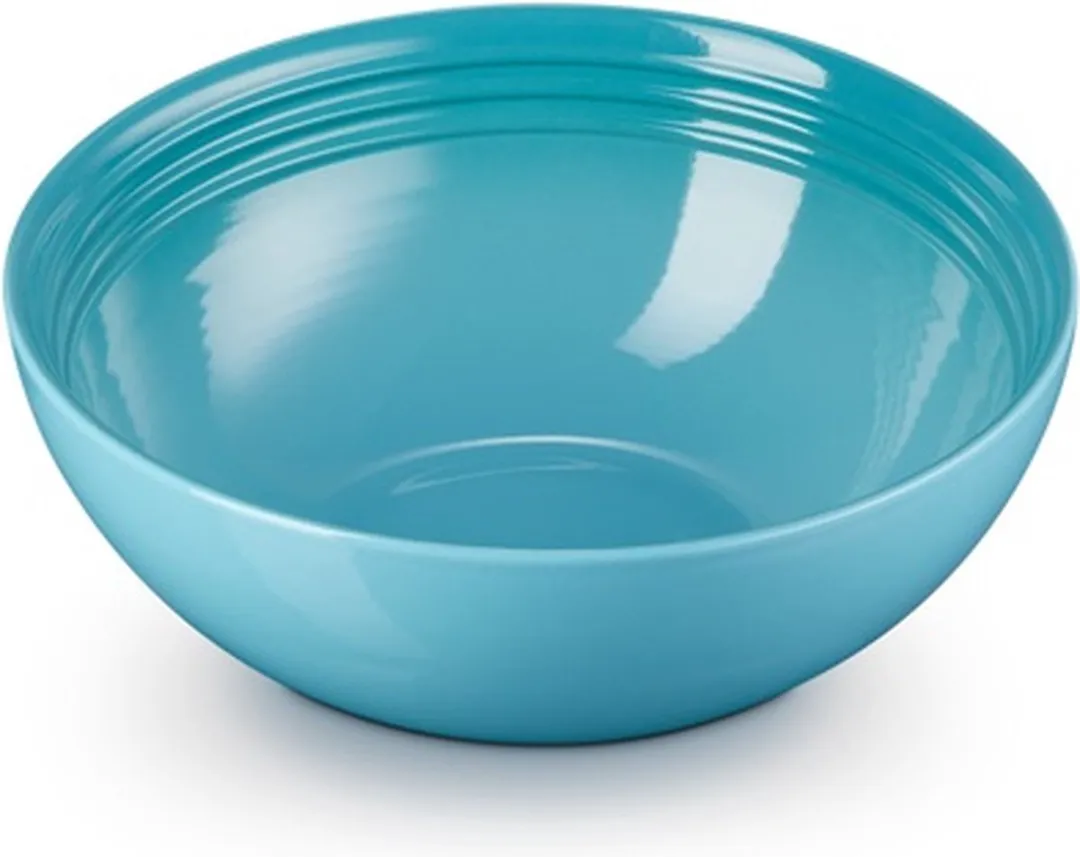 Le Creuset Saladeschaal Caribbean Blue 24cm