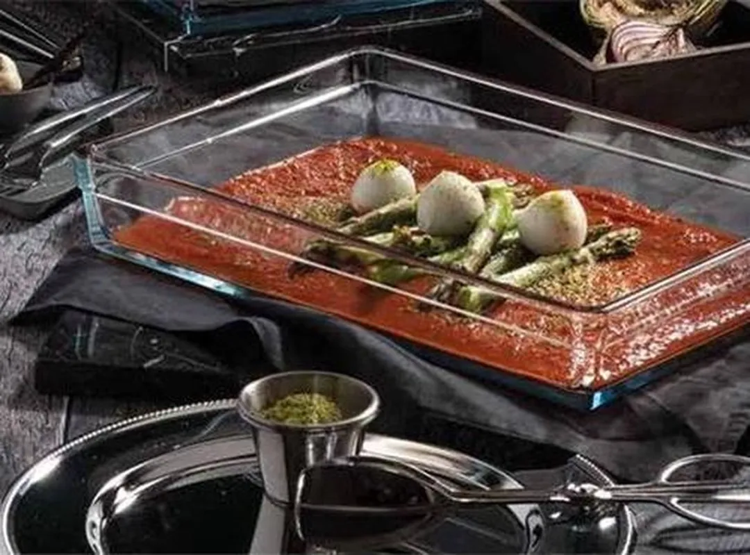 Pasabahce Borcam Rechthoekige Ovenschaal 4.35L - Transparant - afbeelding 6 van 6