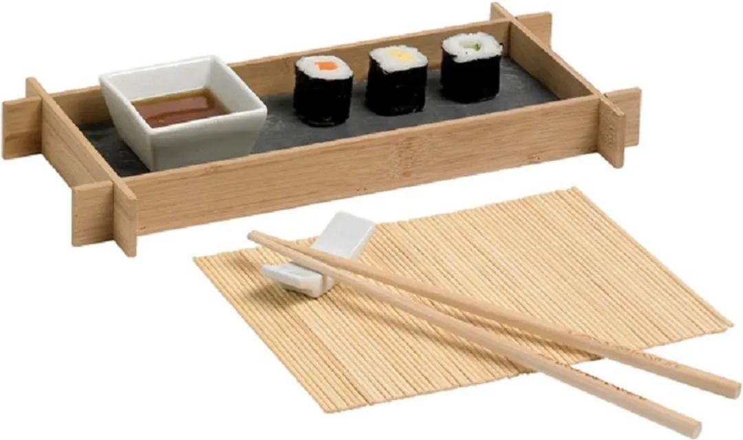 Cosy&Trendy Bamboe Sushi Servies 24-delig - Multi