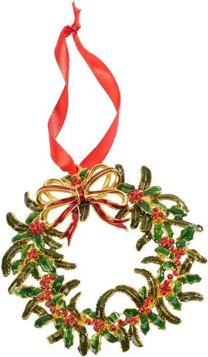 Villeroy & Boch Winter Collage Metallhanger - Xmas krans Ø9cm