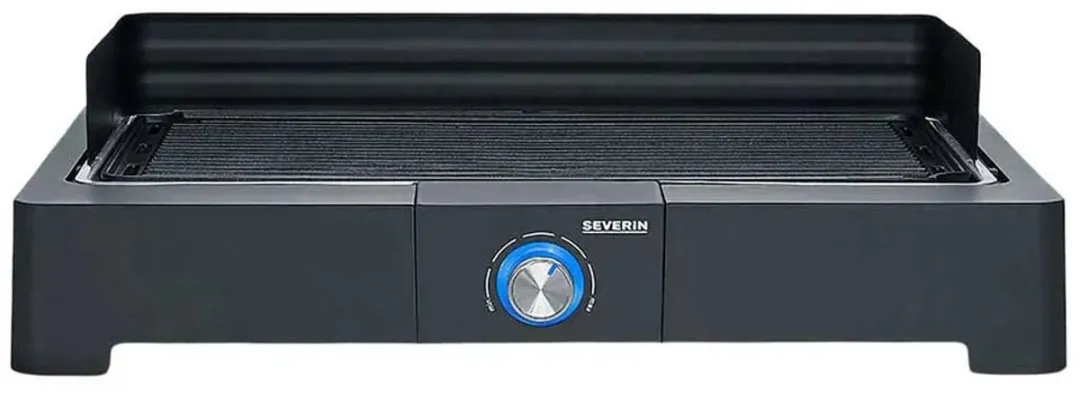 Severin PG 8567 Elektrische Tafel BBQ - 2200W - Gietijzeren Grillplaat - Zwart