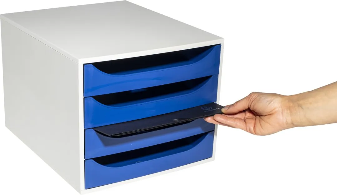 Exacompta ECOBOX Office Ladenblok Nacht Blauw - 4 Laden