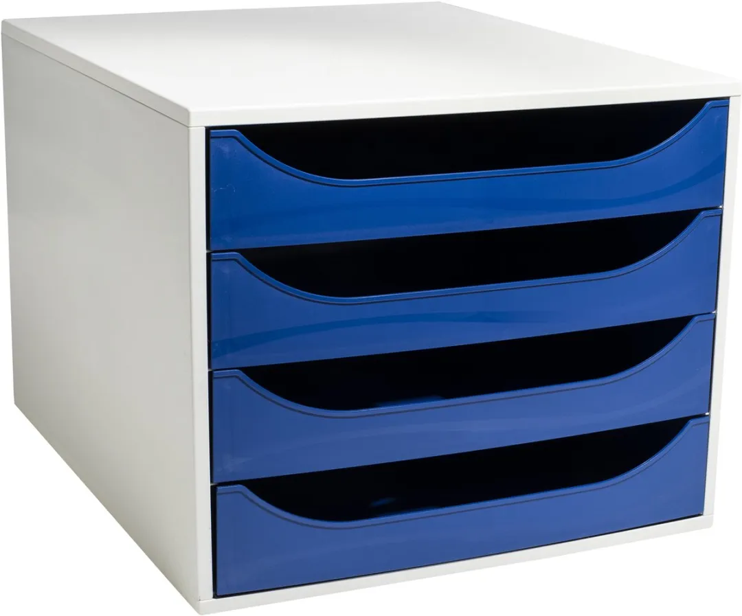 Exacompta ECOBOX Office Ladenblok Nacht Blauw - 4 Laden