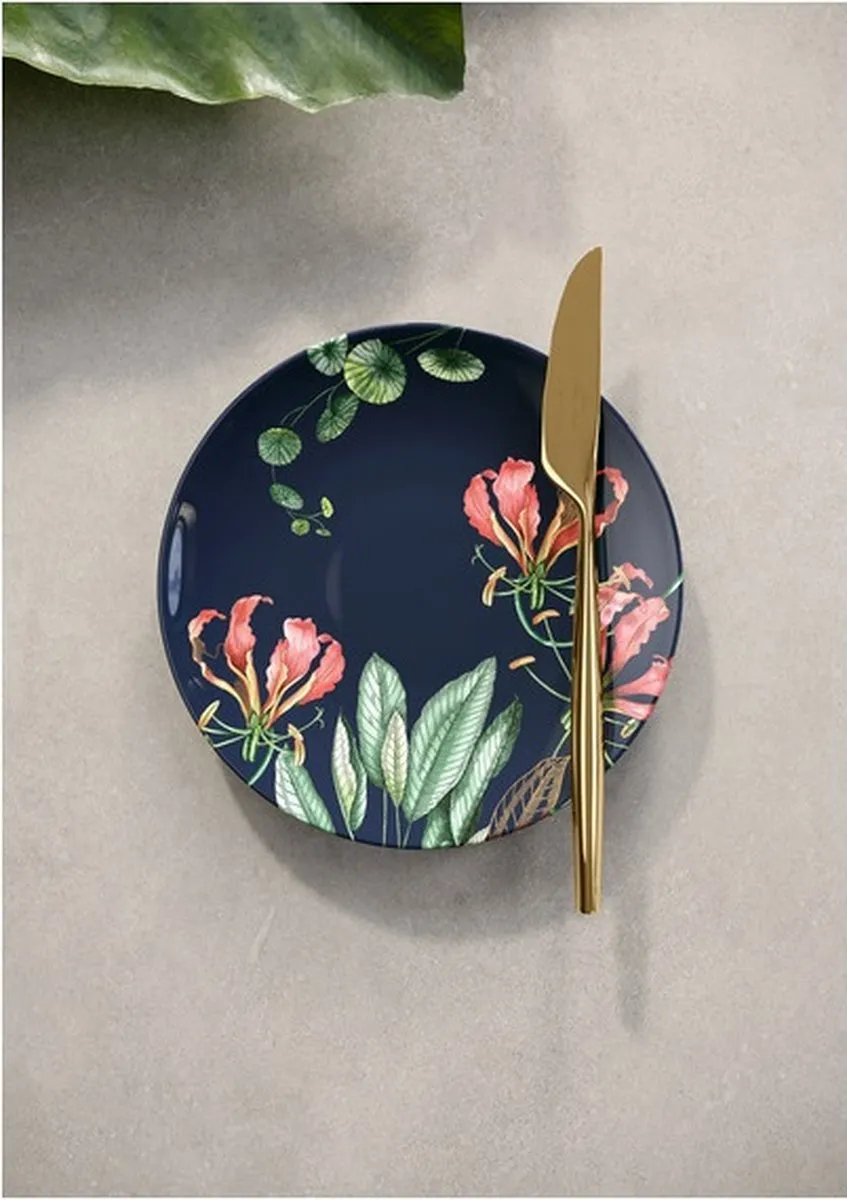 Villeroy & Boch Avarua Gebakbordje 16cm - Groen/Blauw