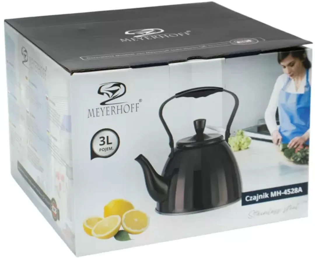 Meyerhoff MH-4528A RVS Waterketel 3L - Inductie - Zwart - afbeelding 6 van 6