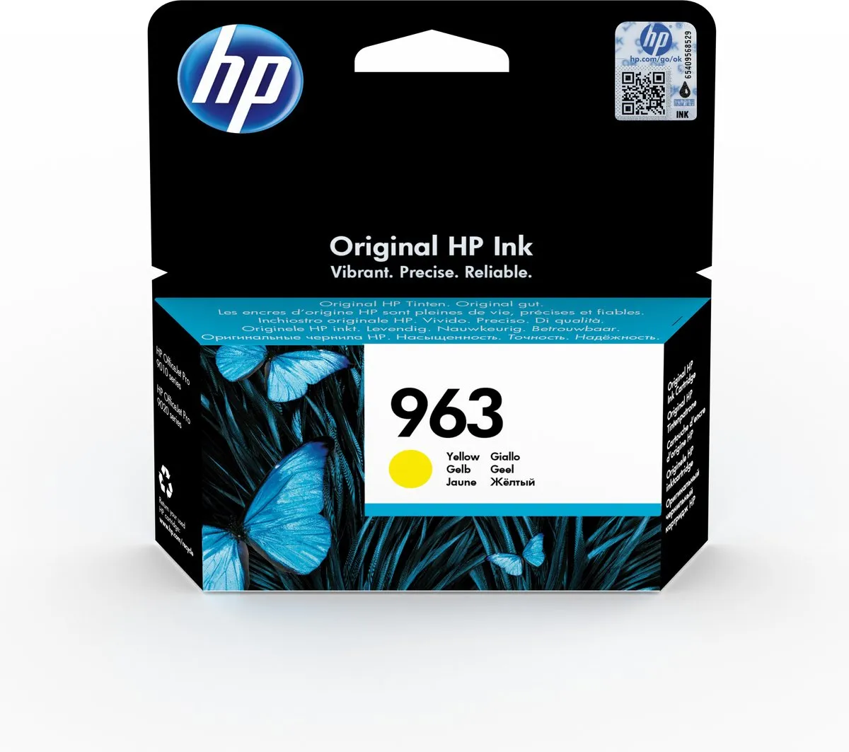 HP 963 Inktcartridge Geel - 3JA25AE