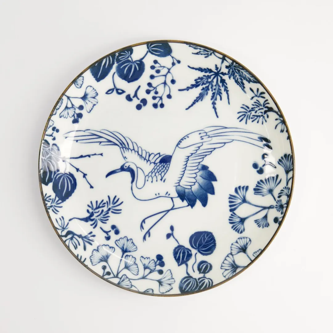 Tokyo Design Studio Flora Japonica Crane Bord