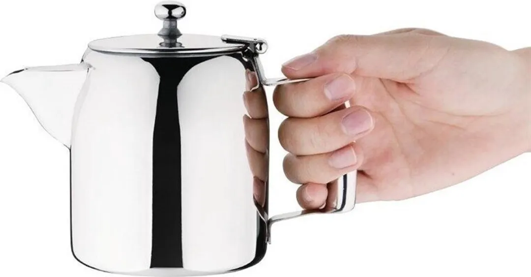 Olympia Cosmos RVS Theepot J322 - 0,34L - Grijs - afbeelding 6 van 6