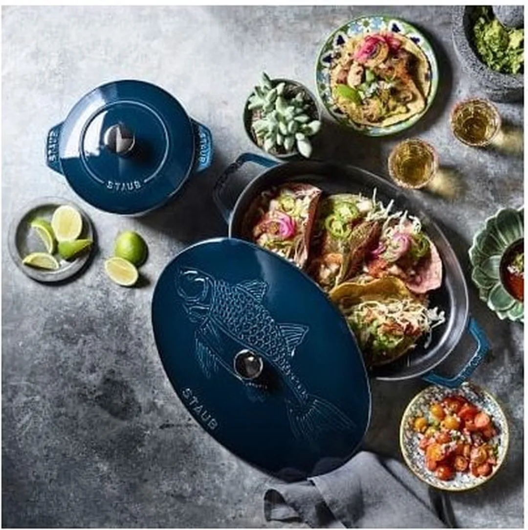 Staub La Mer Vispan 33cm - Blauw - afbeelding 3 van 6