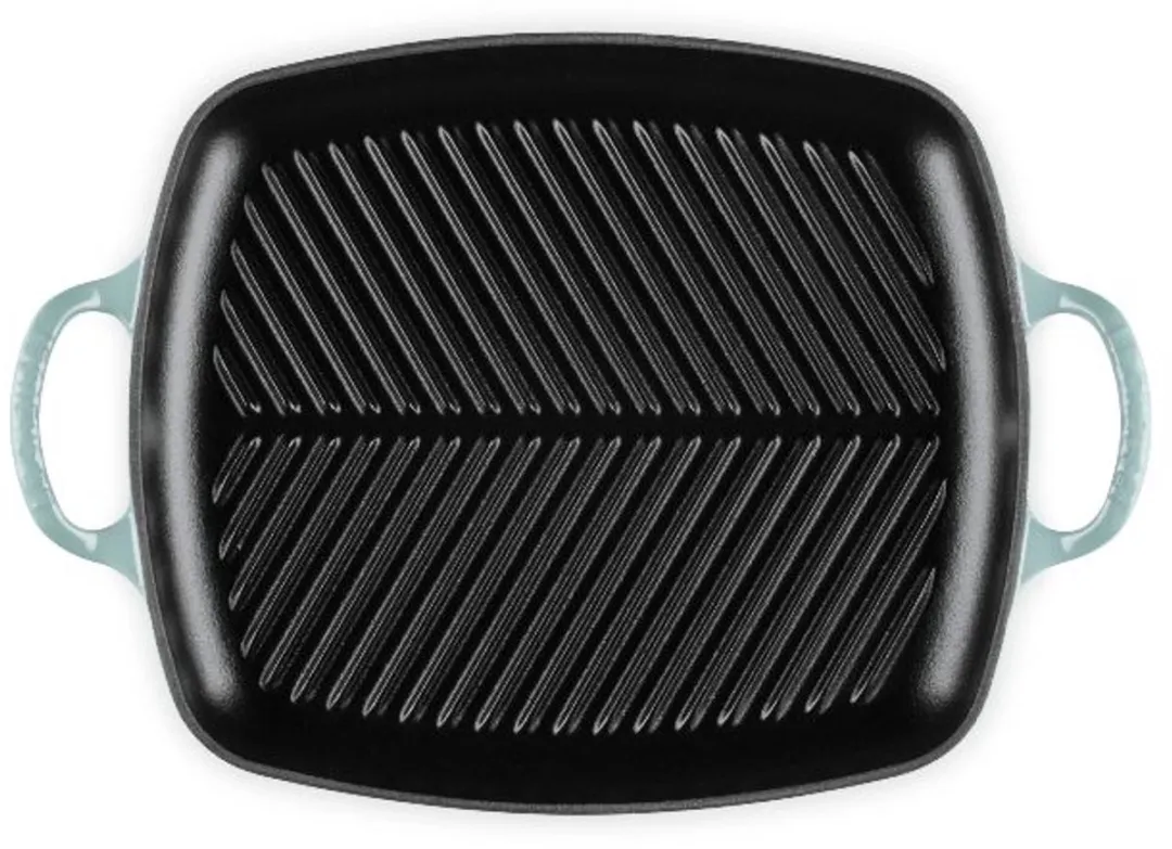 Le Creuset Signature Grillplaat 30x27cm - Gietijzer - Grijs