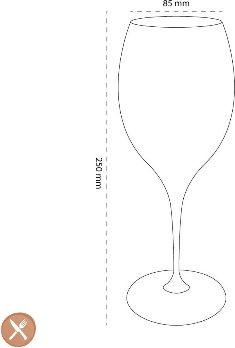Villeroy & Boch Maxima Bordeaux Wijnglazen - 4 Stuks