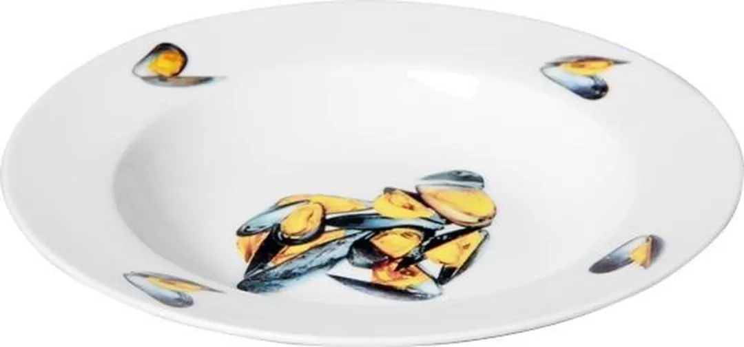 Cosy&Trendy Deco Mosselbord Ø21,5cm - Set van 6
