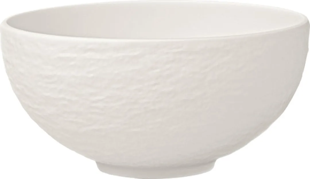 Villeroy & Boch Manufacture Rock Blanc Soepkommen Ø12,5cm - 4 Stuks