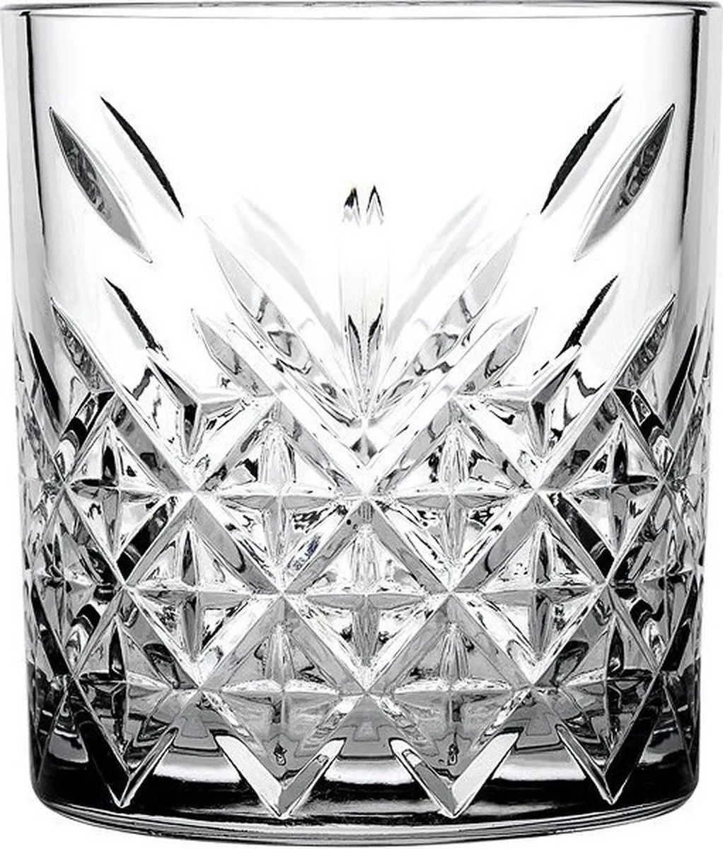 Pasabahce Timeless Whisky Tumbler - 8x 340ml - Transparant