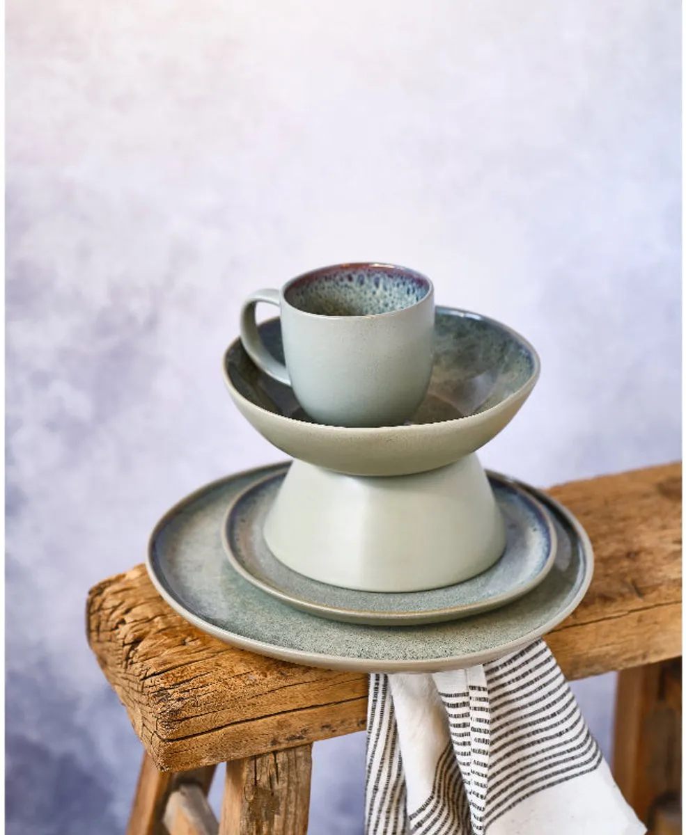 Cosy&Trendy Oona Diepe Bord - Ø19cm - 6 Stuks - Groen