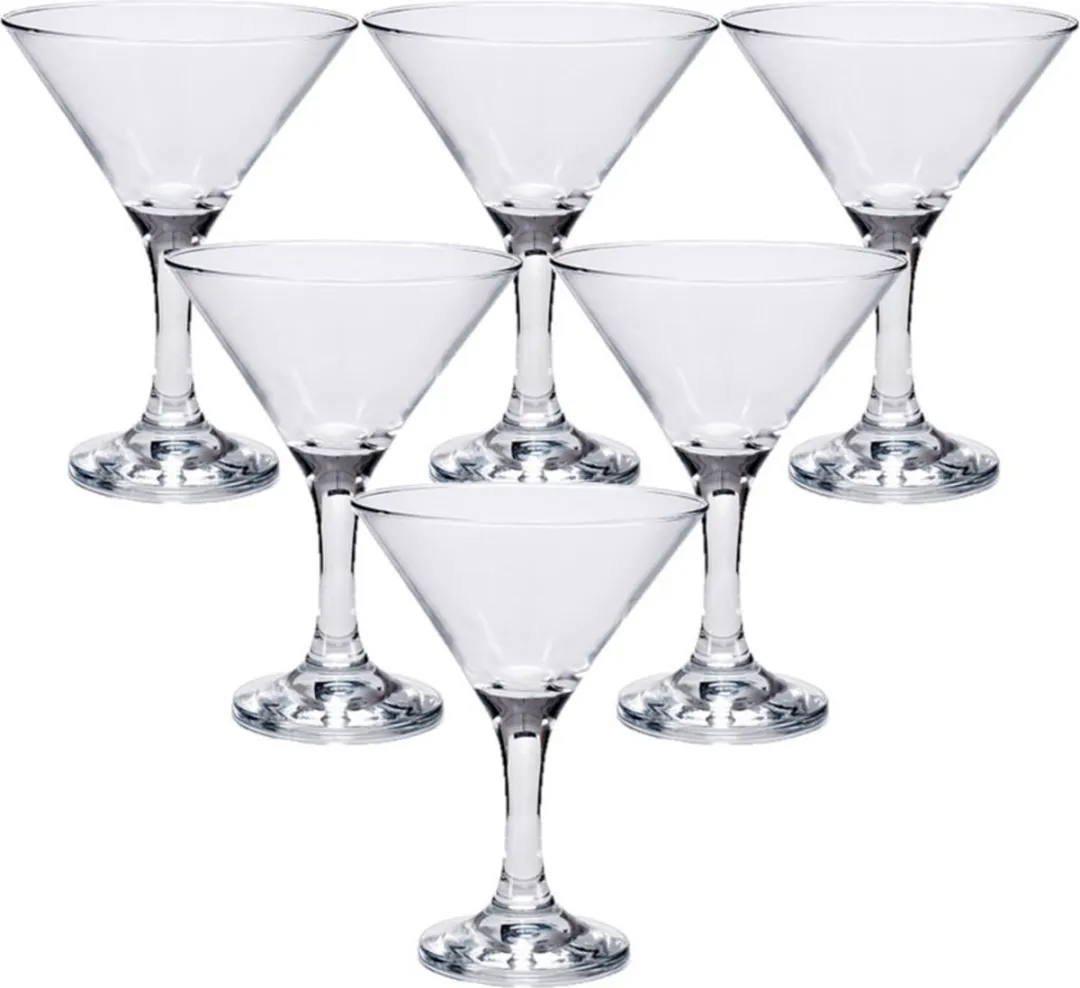 Pasabahce Cocktailglazen Set 6 Stuks - 190ml