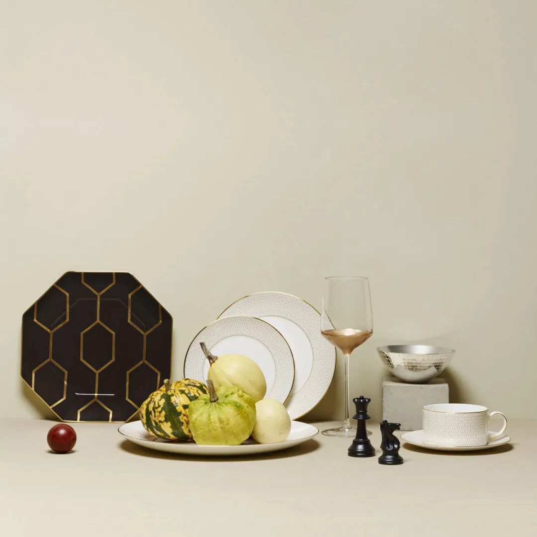 Wedgwood Serveerschaal Arris - Ø33cm - Wit
