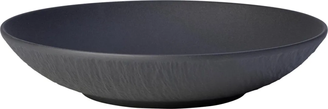 Villeroy & Boch Manufacture Rock Schaal 24cm - Grijs/Zwart