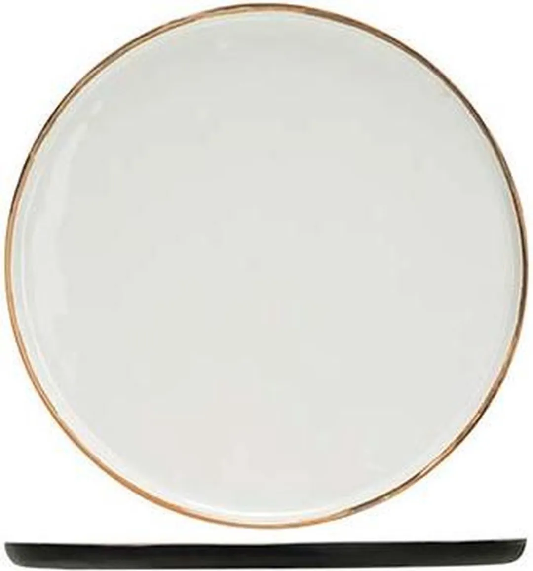 Cosy&Trendy Plato Unbreakable Dessertbord Goud/Wit