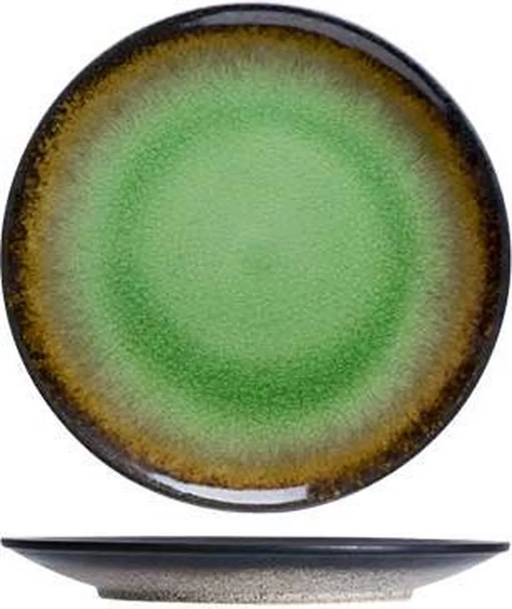 Cosy&Trendy Fervido Groen Plat Bord 26,5cm