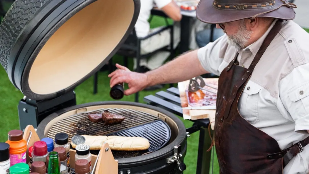 Intergard Kamado Egg Barbecue 56cm - Groen
