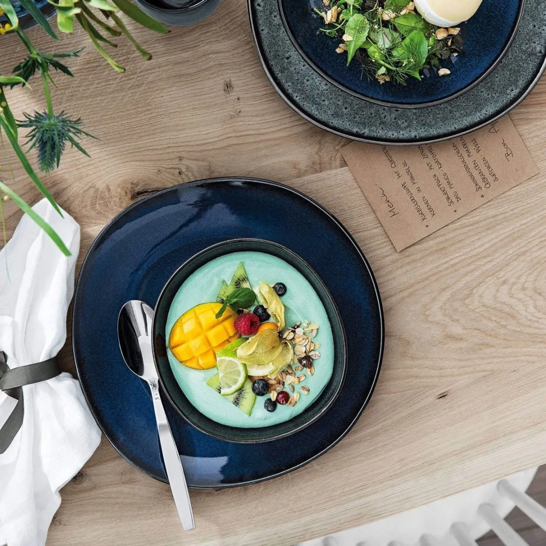 Villeroy & Boch Lave Diep Bord - Blauw - ø 21cm